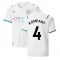2021-2022 Man City Away Shirt (Kids) (KOMPANY 4)