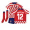 2022-2023 Atletico Madrid Little Boys Home Shirt (RENAN LODI 12)