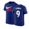 2022-2023 Atletico Madrid Swoosh Tee (Deep Royal) (CUNHA 9)