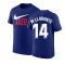 2022-2023 Atletico Madrid Swoosh Tee (Deep Royal) (M LLORENTE 14)