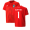 2022-2023 Italy Goalkeeper Shirt (Red) - Kids (Buffon 1)