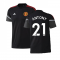 2022-2023 Man Utd Training Tee (Black) (ANTONY 21)