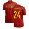 2020-2021 Spain Home Adidas Football Shirt (LAPORTE 24)