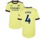 Arsenal 2021-2022 Away Shirt (Ladies) (WHITE 4)