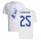 Real Madrid 2021-2022 Training Tee (White-Blue) (CAMAVINGA 25)