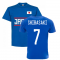 Japan Team T-Shirt - Royal (SHIBASAKI 7)