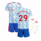 Man Utd 2021-2022 Away Mini Kit (WAN BISSAKA 29)