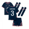 PSG 2021-2022 Little Boys Home Kit (KIMPEMBE 3)