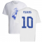 Real Madrid 2021-2022 Training Tee (White-Blue) (PUSKAS 10)