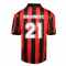 Score Draw AC Milan 1994 Retro Football Shirt (Ibrahimovic 21)