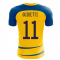 Sweden 2024-2025 Home Concept Football Kit (Airo) (GUIDETTI 11)