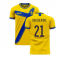 Sweden 2024-2025 Home Concept Football Kit (Libero) (KULUSEVSKI 21)