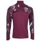 2022-2023 West Ham Warm Up Quarter Zip (Grape Wine)