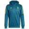 2022-2023 Juventus Hooded Track Top (Active Teal)