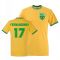 Fernandinho Brazil Ringer Tee (yellow)