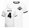 David Batty Newcastle Ringer Tee (white-black)