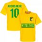 Cameroon Aboubakar 10 Team T-Shirt - Yellow