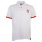 Middlesbrough Retro White Polo Shirt