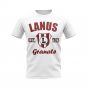 Lanus Established Football T-Shirt (White)