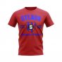 Steaua Bucharest Established Football T-Shirt (Red)