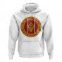 Montenegro Football Badge Hoodie (White)