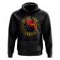 Papa New Guinea Football Badge Hoodie (Black)