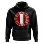 Peru Football Badge Hoodie (Black)