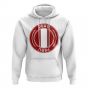 Peru Football Badge Hoodie (White)