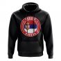 Serbia Football Badge Hoodie (Black)