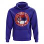 Serbia Football Badge Hoodie (Royal)