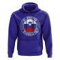 Slovenia Football Badge Hoodie (Royal)