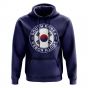 South Korea Football Badge Hoodie (Navy)