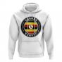 Uganda Football Badge Hoodie (White)