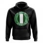 Nigeria Football Badge Hoodie (Black)