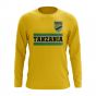 Tanzania Core Football Country Long Sleeve T-Shirt (Yellow)