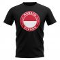 Monaco Football Badge T-Shirt (Black)