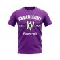 Anderlecht Established Football T-Shirt (Purple)