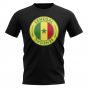 Senegal Football Badge T-Shirt (Black)