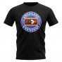 Swaziland Football Badge T-Shirt (Black)