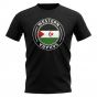 Western Sahara Football Badge T-Shirt (Black)