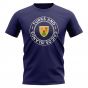 Turks and Caicos Islands Football Badge T-Shirt (Navy)