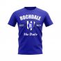 Rochdale Established Football T-Shirt (Blue)