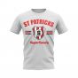 St Patricks Established Football T-Shirt (White)