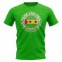 Sao Tome and Principe Football Badge T-Shirt (Green)