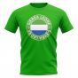 Sierra Leone Football Badge T-Shirt (Green)