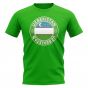 Uzbekistan Football Badge T-Shirt (Green)