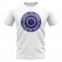 Cook Islands Football Badge T-Shirt (White)