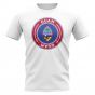 Guam Football Badge T-Shirt (White)