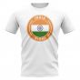 India Football Badge T-Shirt (White)