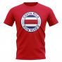 Costa Rica Football Badge T-Shirt (Red)